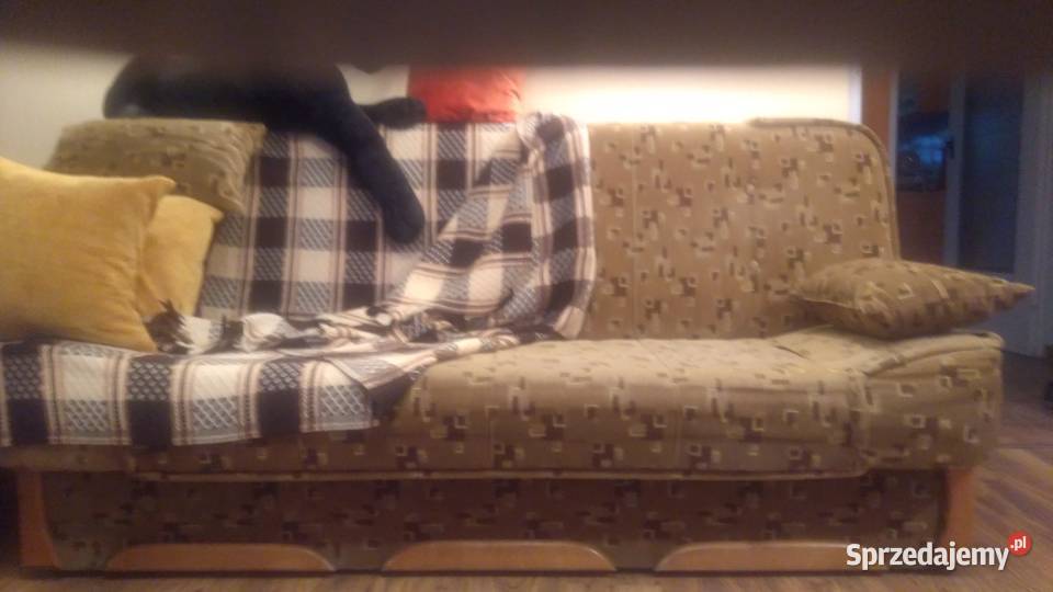 Wersalka rozkładana z funkcją spania z tkanina łódzkie Łódź sprzedam