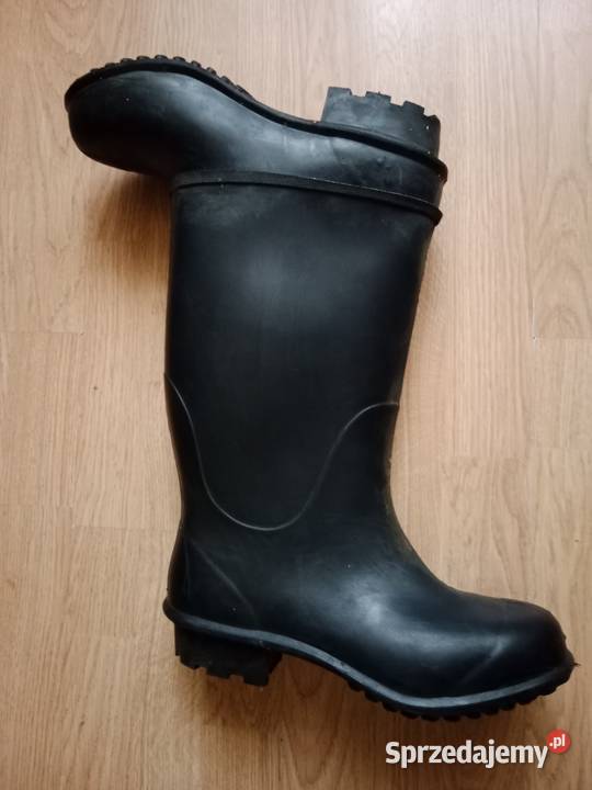 Zestaw 3 Par Butów RoboczychGumowców NOWE Stomil czarny Ruda Śląska