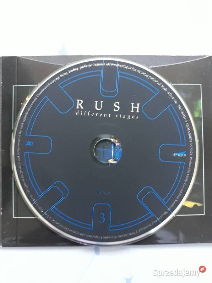 z klasyki hard rocka RUSH different stages LIVE podkarpackie Rzeszów sprzedam