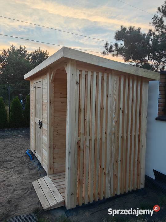 Drewutnia 1 x 15m lamel pion domek narzędziowy 2
