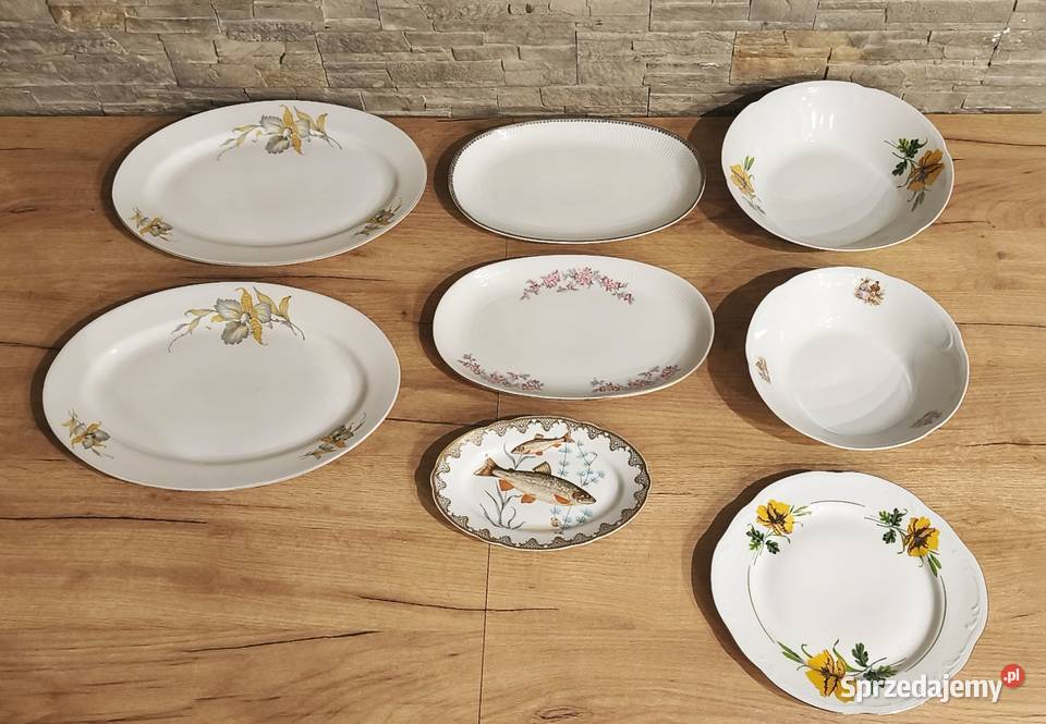 Duże półmiski salaterki porcelanowe super okazja lubelskie Radzyń Podlaski sprzedam