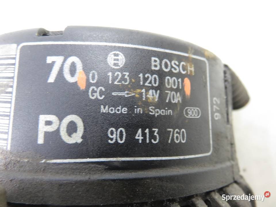 ALTERNATOR OPEL ASTRA F CLASSIC 14 i 0123120001 osobowe