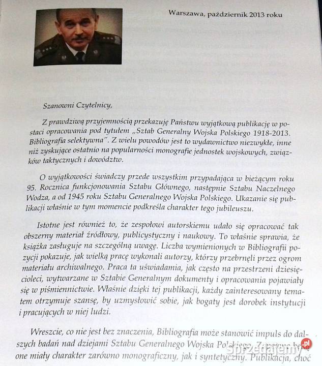 Sztab Generalny Wojska Polskiego 1918 2013 Chełm