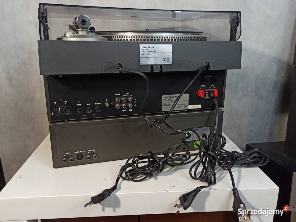 Wieża TELEFUNKEN RR100 Amplituner Magnetofon Wieże i miniwieże