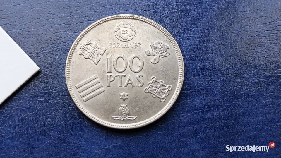 Stare monety 100 peset 1980 Hiszpania podkarpackie Lesko