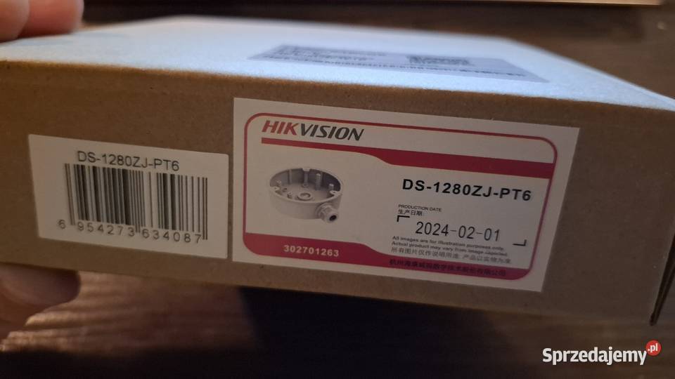 Puszka montażowa uchwyt kamery Hikvision mazowieckie Warszawa