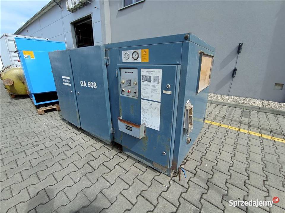 Sprężarka śrubowa kompresor ATLAS COPCO GA508 Wilków