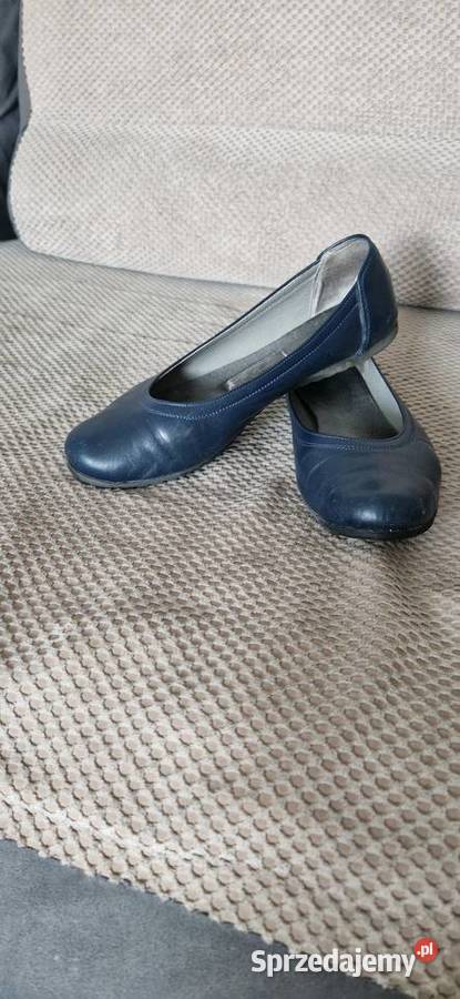 baleriny balerinki skóra naturalna r 3738 granat skóra Kraków