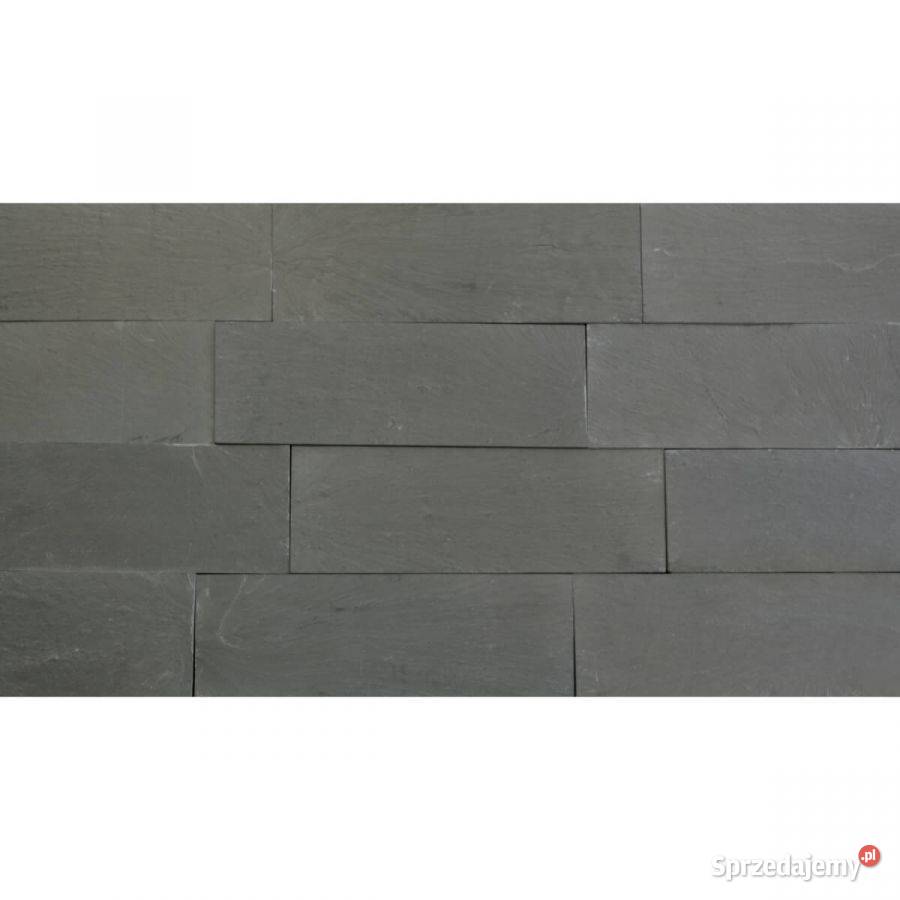 Płytki Łupek Carbon Black naturalny 10x30x113 Kraków sprzedam