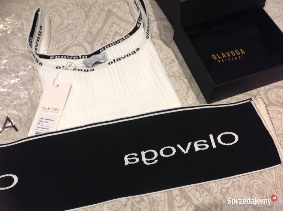 Sukienka Letnia Damska OLAVOGA S SM Biała NOWA Spódnice i sukienki Nowa Sól