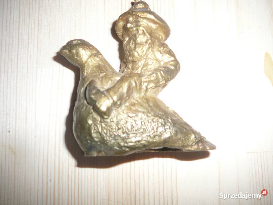 Metal rzeźba krasnal wrocławski Wrocław