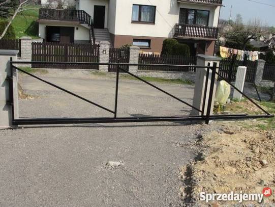 BRAMA przesuwna samonośna komplet do wypełnienia Ogrodzenia i bramy Piaseczno