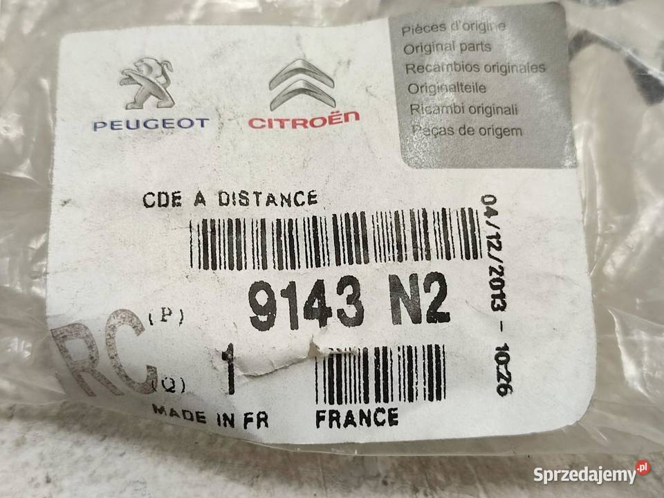 KLAMKA WEW LEWY PRZÓD CITROEN C3 II SC 2012 ORYG lubelskie