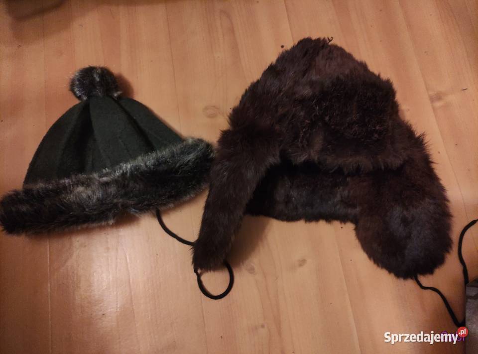 Czapka zimowa uszatka z królika Nakrycia głowy Nakrycia głowy łódzkie Łódź