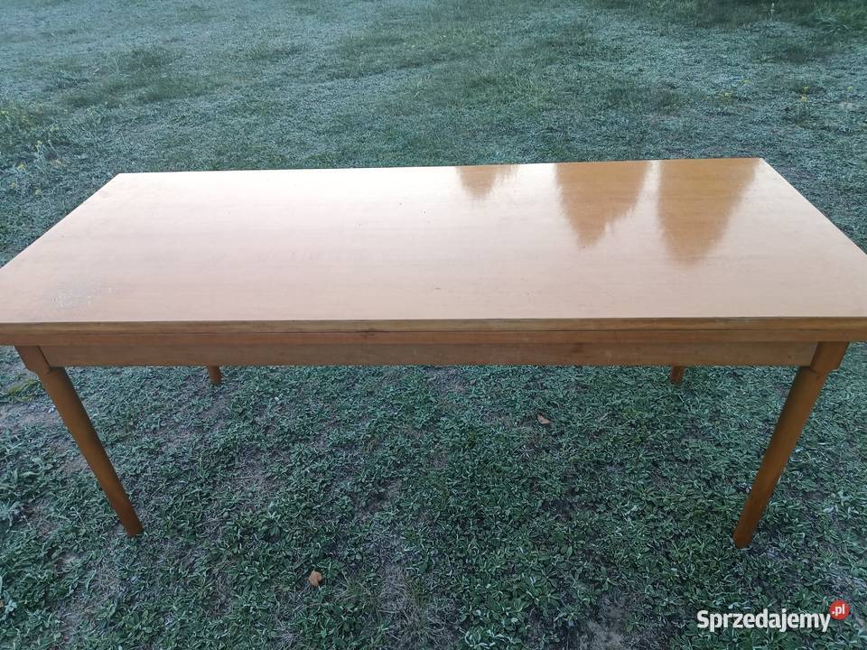 Drewniana ława rozkładana Trojany