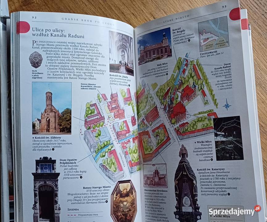 Gdańsk i Pomorze Wschodnie Wiedza i Życie przewodnik Mapy i przewodniki