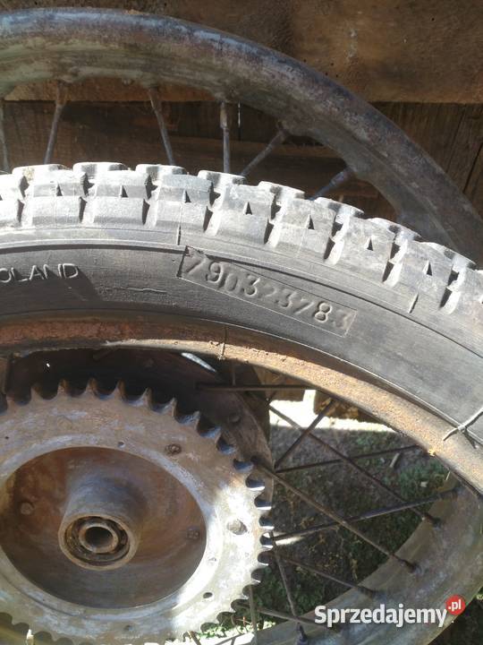 Koło tylne WSK 125 opona boczek Łowicz