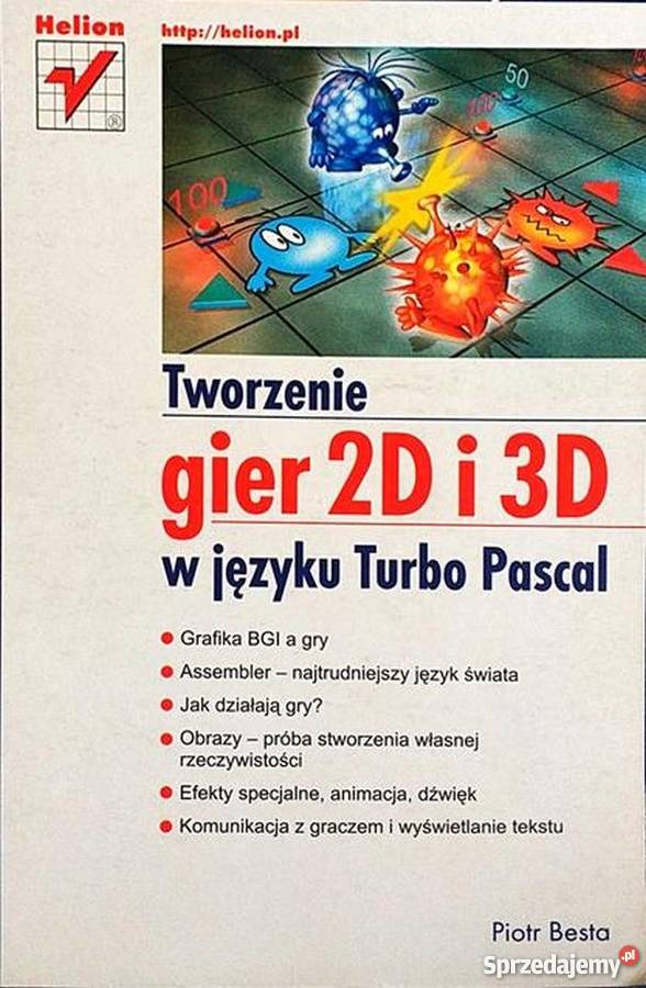 TWORZENIE GIER 2D I 3D W JĘZYKU TURBO PASCAL Katowice sprzedam
