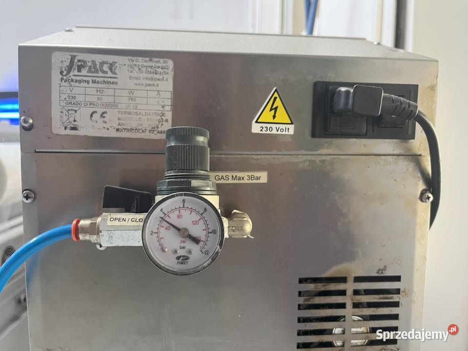 PÓŁAUTOMATYCZNA ZGRZEWARKA TSS102R spożywcza małopolskie Koszyce Wielkie