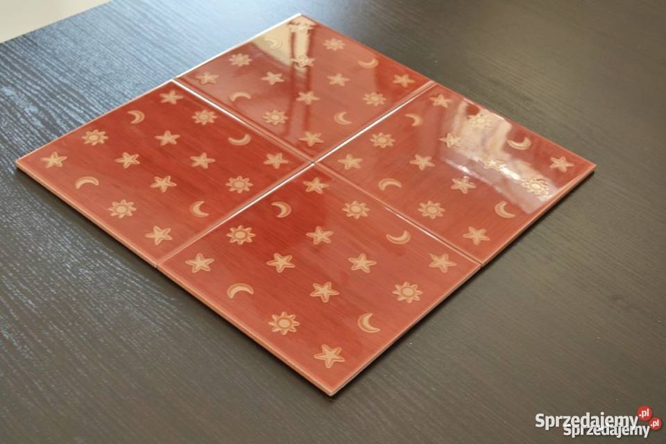 płytka 20X20 Bordo GWIAZDKI PŁYTKI ŚCIENNE Podłogi i schody Zakopane