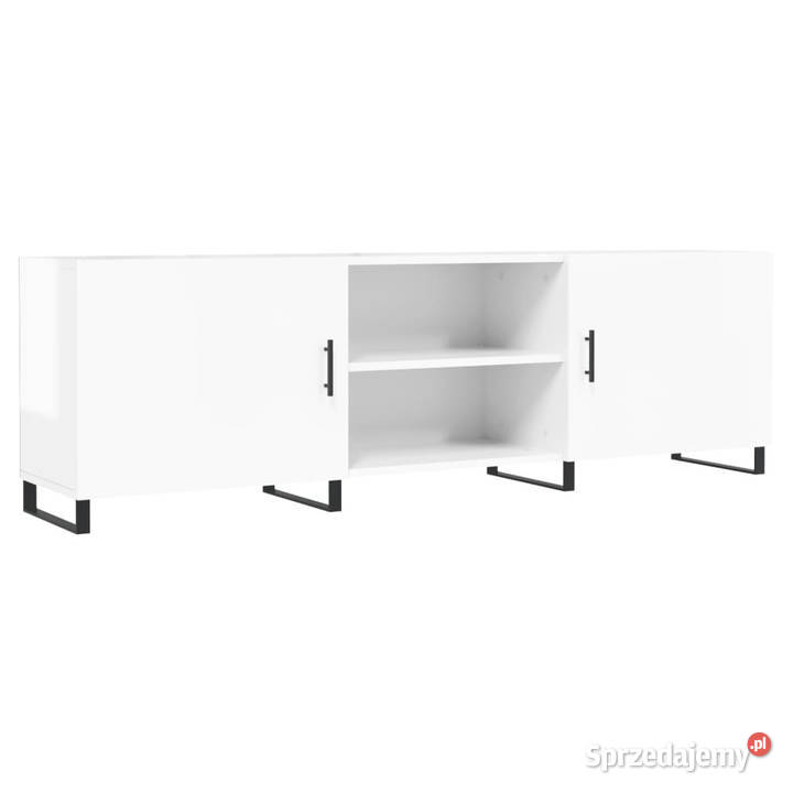 Szafka pod TV wysoki połysk biała 150x30x50 Warszawa