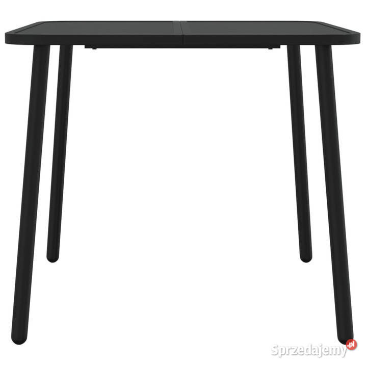 Stolik ogrodowy antracytowy 80x80x71 stalowy Warszawa