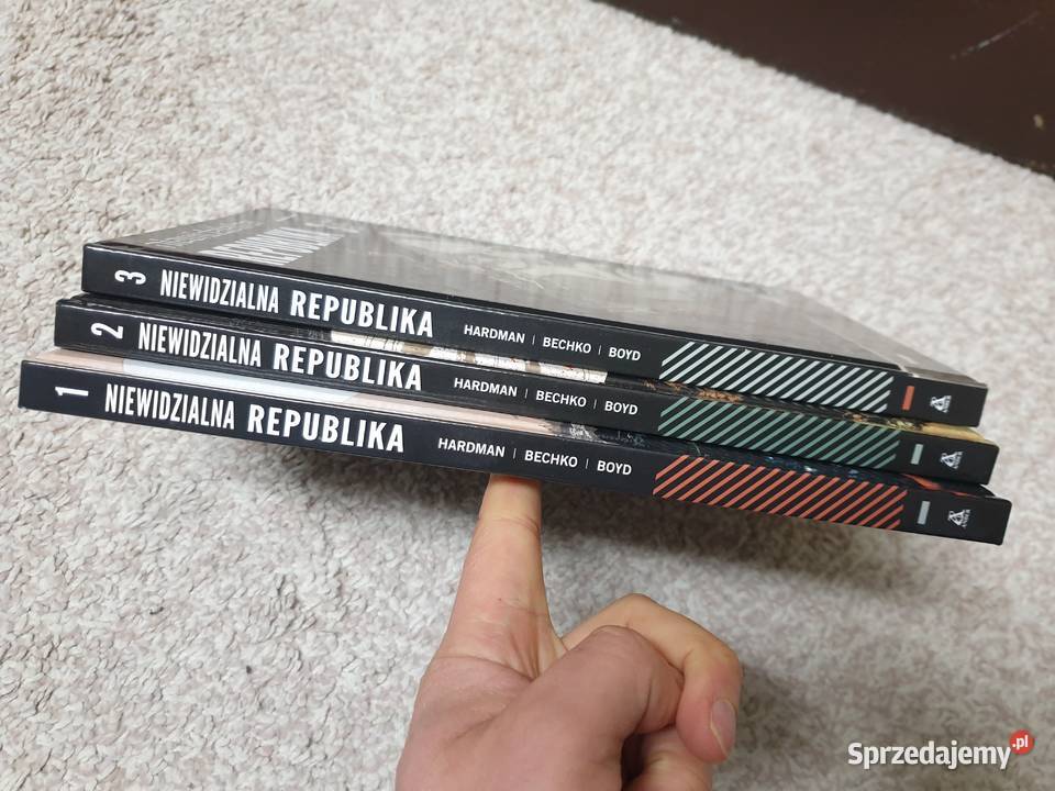 Niewidzialna Republika 3 tomy komplet twarda okładka
