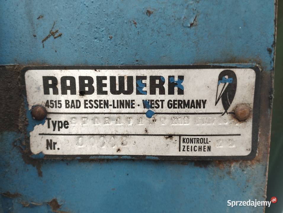Pług obrotowy rabewerk 3 skiby przedpłużki nieuszkodzony śląskie Dankowice Trzecie