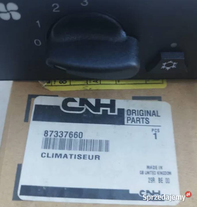 Panel klimatyzacji cnh 87337660 kombajn case
