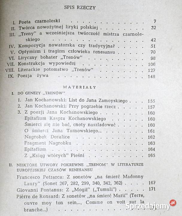 Treny Jana Kochanowskiego Janusz Pelc miękka Pozostałe Chełm