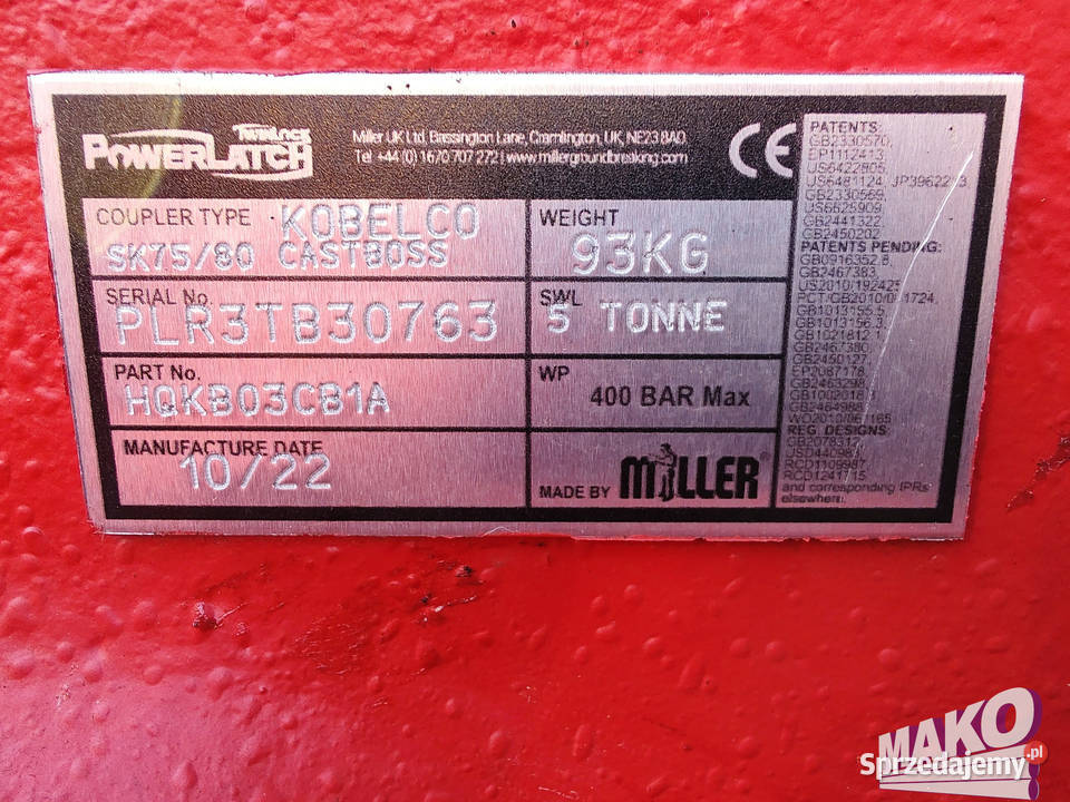 NOWE Szybkozłącze hydrauliczne TwinLock Miller Ostrowiec Świętokrzyski