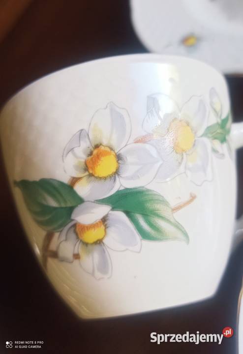 Filiżanka z talerzykiem deserowym BG Kjbeham pomorskie