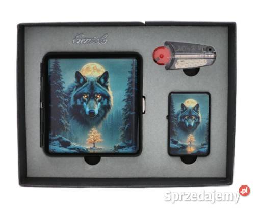 Zestaw Upominkowy z Motywem Wilka papierośnica Pozostałe Pozostałe Ostrowy nad Okszą