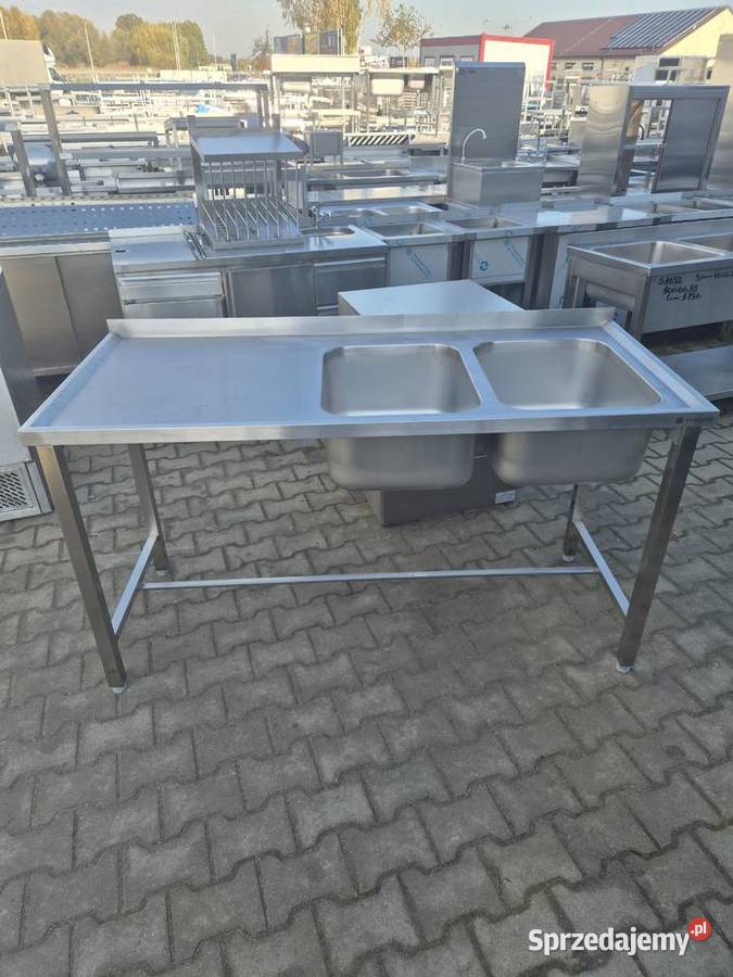 Zlew Gastronomiczny 2 Komorowy Z Blatem 1607085 wielkopolskie