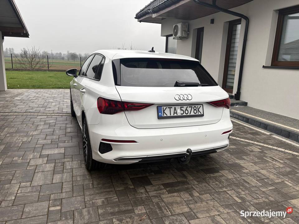 Audi A3 SPORTBACK 2022r 20 116 Zarejestrowany Rok produkcji 2022 Wojnicz