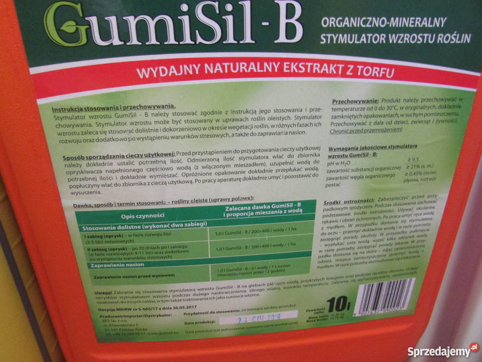 Nawóz mineralny organiczny Mojusz