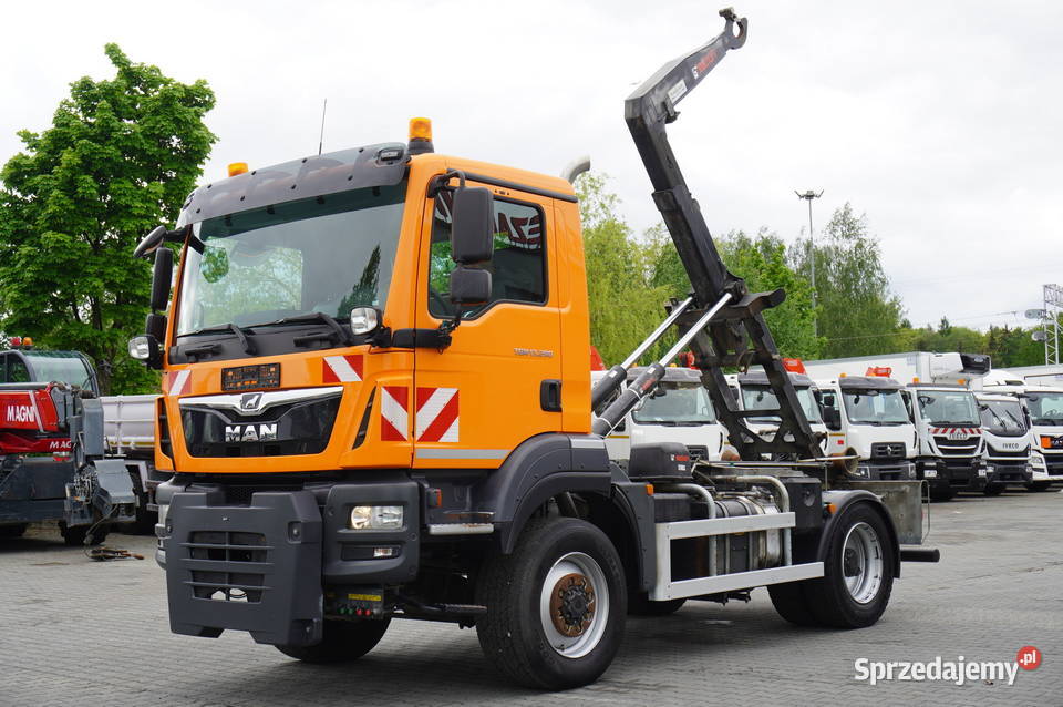 MAN TGM 13290 4x4 30 hakowiec HIAB XR8S3250 DMC Kraków