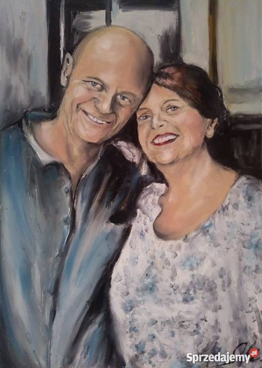 Portrety olejne na płótnie na zamówienie Warszawa