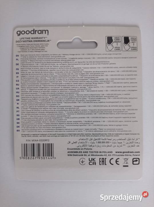Karta pamięci Goodram 32 Gb Warszawa sprzedam