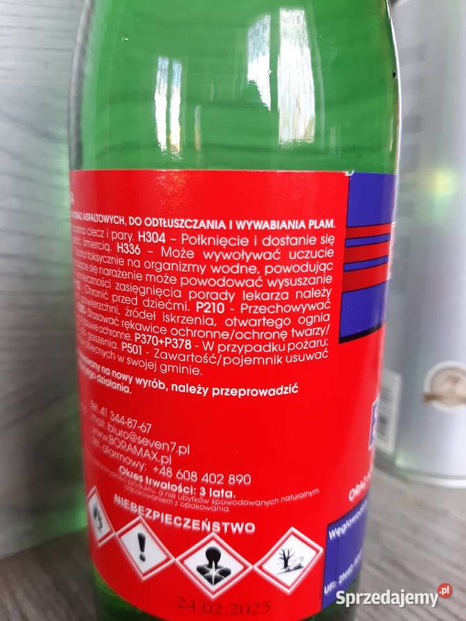 Benzyna ekstrakcyjna a 0 5l Łęczna