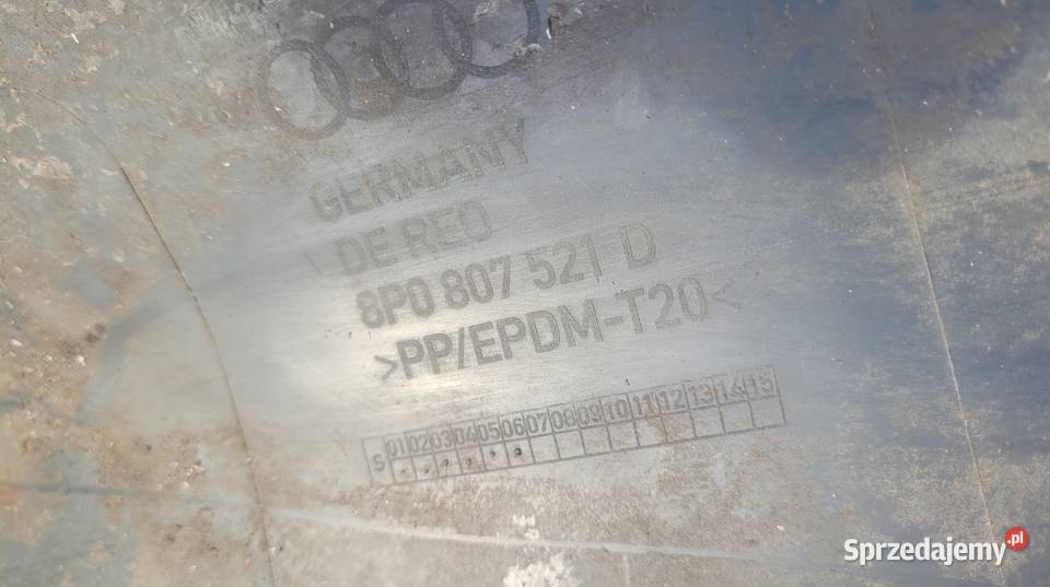 AUDI A3 8P LIFT 0812 DOKLADKA SPOILER DYFUZOR Pozostałe Ruda Śląska sprzedam