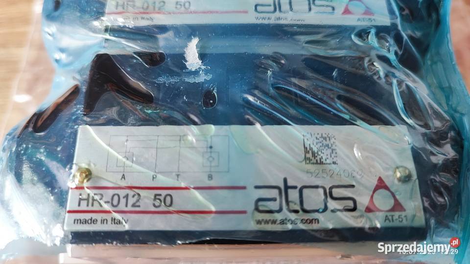 HQ012 ATOS zawór płytowy dławiący śląskie Bielsko-Biała sprzedam