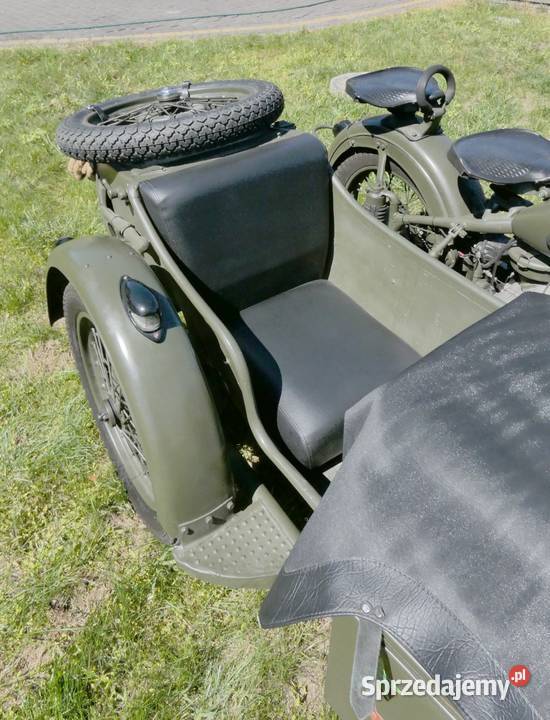 Motocykl Ural M62 z 1964 r z wózkiem bocznym lubelskie Chełm