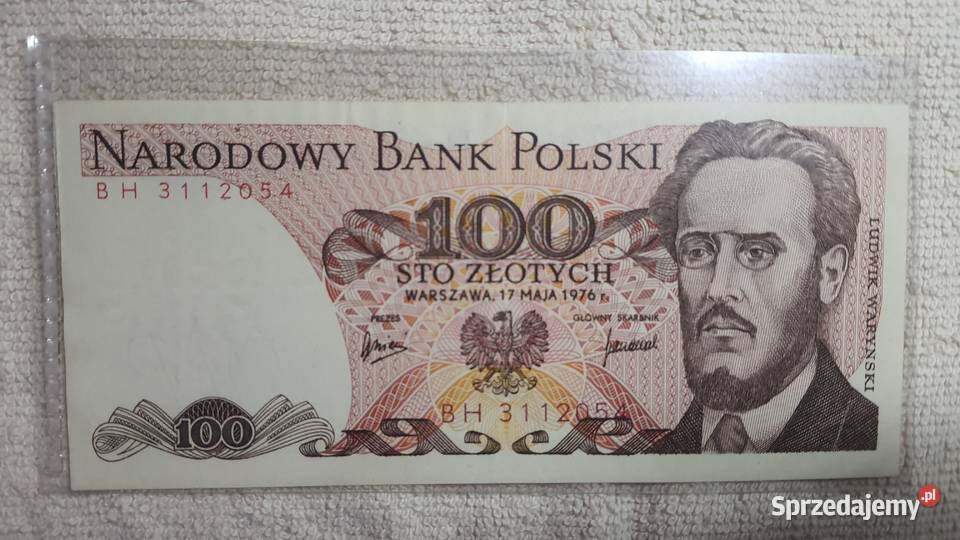 UNIKAT 100 złotych 1976 s BH Warszawa sprzedam