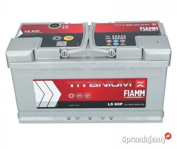Akumulator FIAMM TITANIUM 90Ah 800A Włocławek osobowe Akumulatory