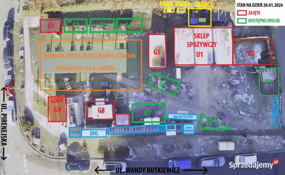 Miejsce na food truck przyczepa gastronomiczna Wrocław