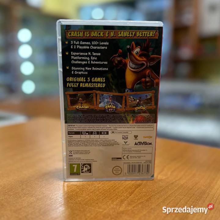 Gra na Nintendo Switch Crash Bandicoot NSane Elbląg