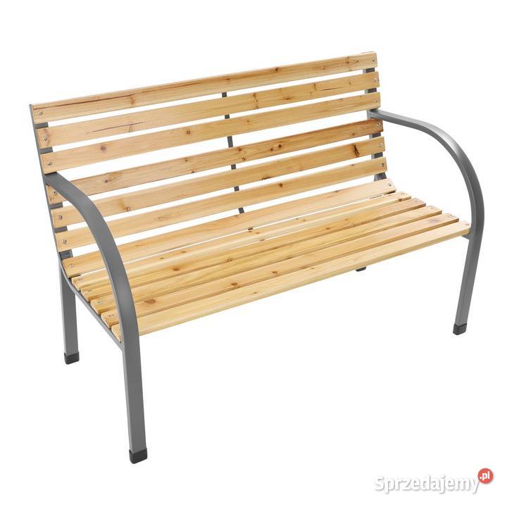 Ławka ogrodowa 120 z oparciem parkowa drewniana Poznań sprzedam