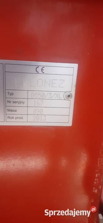 Siewnik talerzowy Unia Polonez 3m D5503 Siewniki i sadzarki