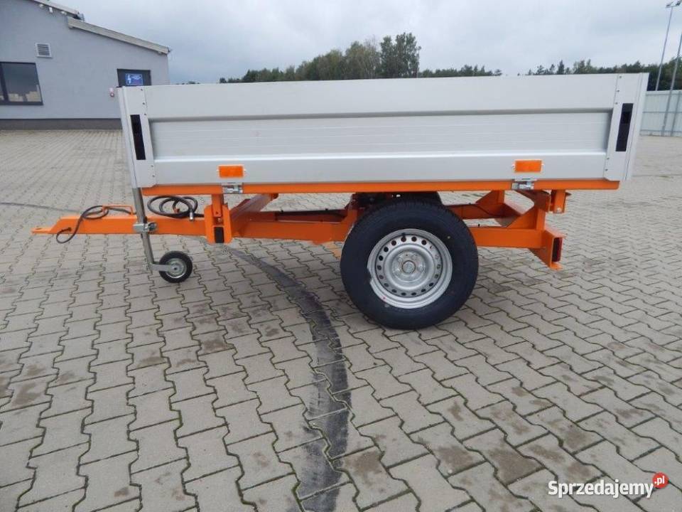 Przyczepka przyczepa 15 2T z Kipr i oświetlenie nieuszkodzony Łomża